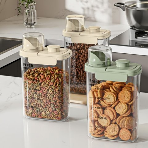 Boite à croquettes pour chat